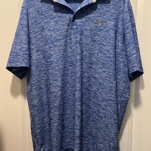 Under Armour UA Men's Heatgear Blue Loose Polo